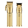 Babyliss Pro FX+ Upgraded All-Metal Lithium Clipper + Upgraded FX+ Outlining Cordless Trimmer (Combo) Gold