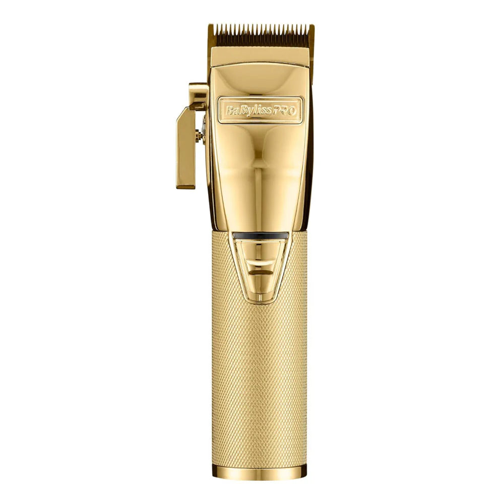 Babyliss Pro FX+ Upgraded All-Metal Lithium Clipper + Upgraded FX+ Outlining Cordless Trimmer (Combo) Gold
