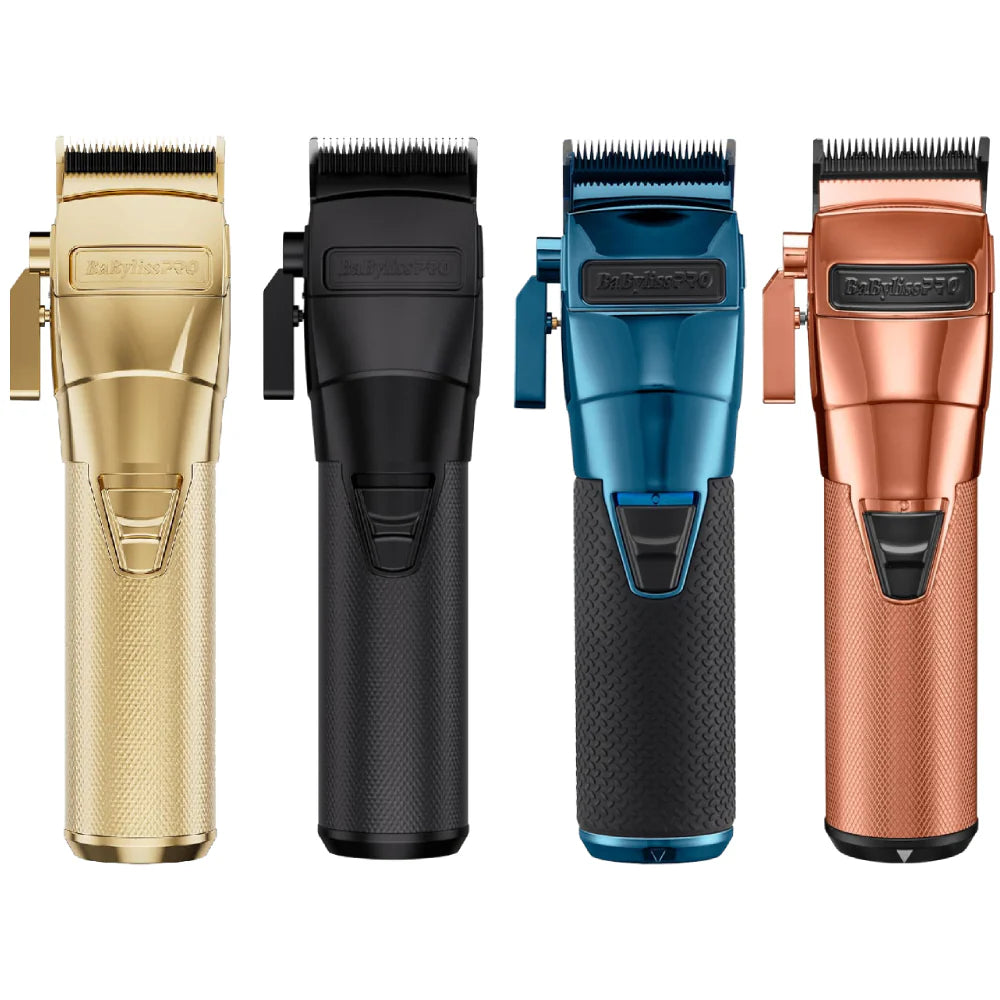 BABYLISS PRO FXONE GOLD/BLACK/BLUE/ROSE CORDLESS CLIPPER (#FX899)