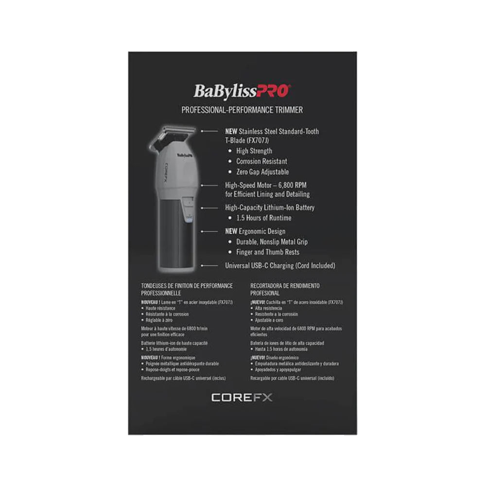 BABYLISS PRO COREFX CLIPPER, TRIMMER & DOUBLE FOIL SHAVER (COMBO)