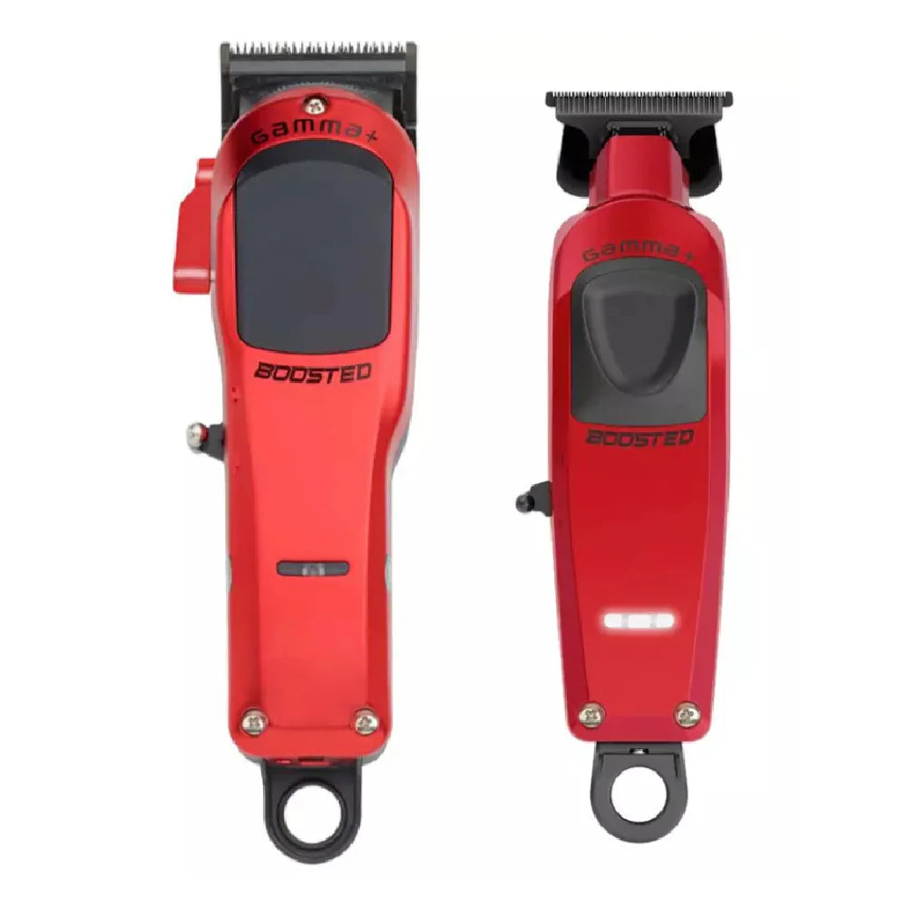 GAMMA+ BOOSTED SUPER TORQUE MOTOR HAIR CLIPPER + BOOSTED TRIMMER (COMBO)