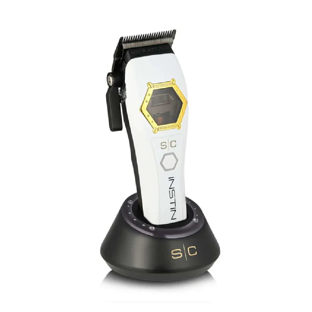STYLECRAFT INSTINCT METAL EDITION CORDLESS HAIR CLIPPER W/ IN2 VECTOR MOTOR & INTUITIVE TORQUE CONTROL (SC611M)