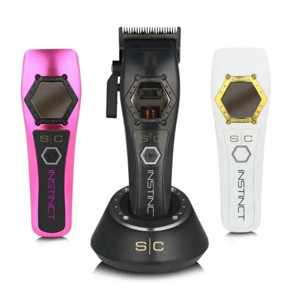 STYLECRAFT INSTINCT METAL EDITION CORDLESS HAIR CLIPPER W/ IN2 VECTOR MOTOR & INTUITIVE TORQUE CONTROL (SC611M)