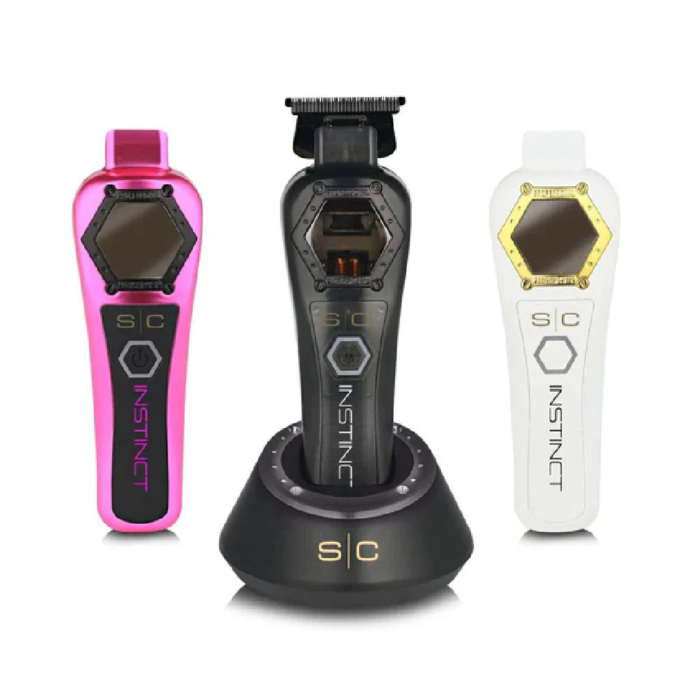 STYLECRAFT INSTINCT METAL EDITION CORDLESS HAIR CLIPPER W/ INSTINCT METAL EDITION TRIMMER (SC611M, SC410M) [COMBO]