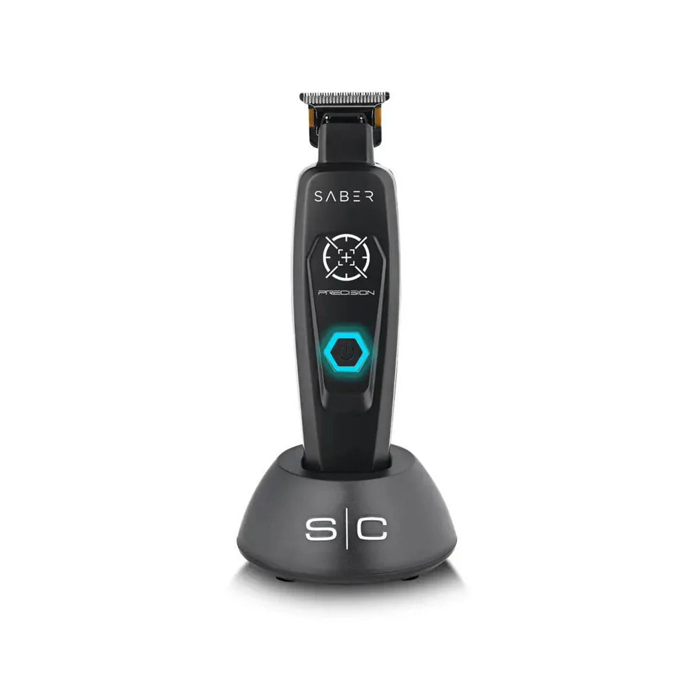 STYLECRAFT PRECISION SABER HAIR TRIMMER CORDLESS DIGITAL BRUSHLESS MOTOR METAL TRIMMER (SC403BP)