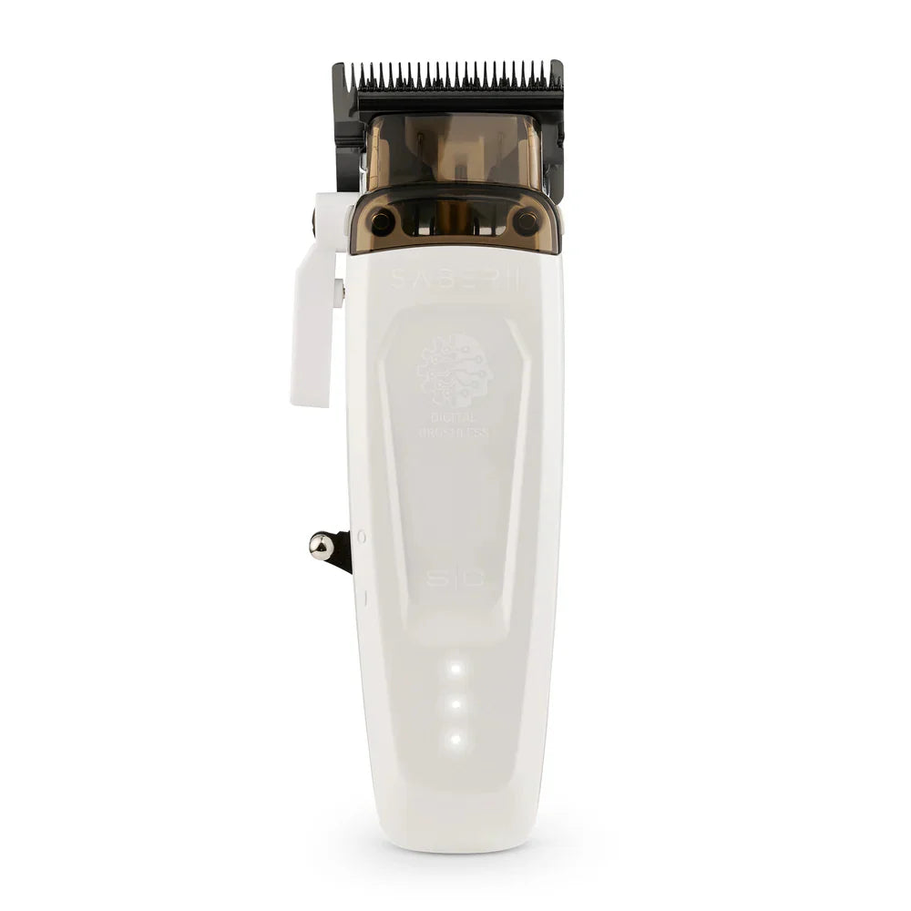 STYLECRAFT LIMITED EDITION SABER II CORDLESS DIGITAL BRUSHLESS MOTOR CLIPPER - WHITE (SC619) Sale price