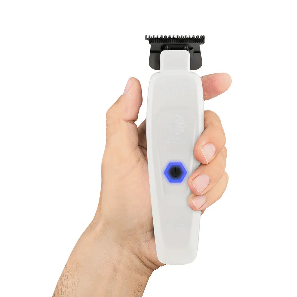 STYLECRAFT LIMITED EDITION SABER II CORDLESS DIGITAL BRUSHLESS MOTOR TRIMMER - WHITE (SC421W)