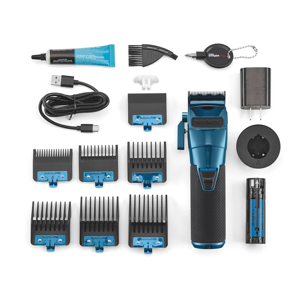 BABYLISS PRO FXONE GOLD/BLACK/BLUE/ROSE CORDLESS CLIPPER (#FX899)