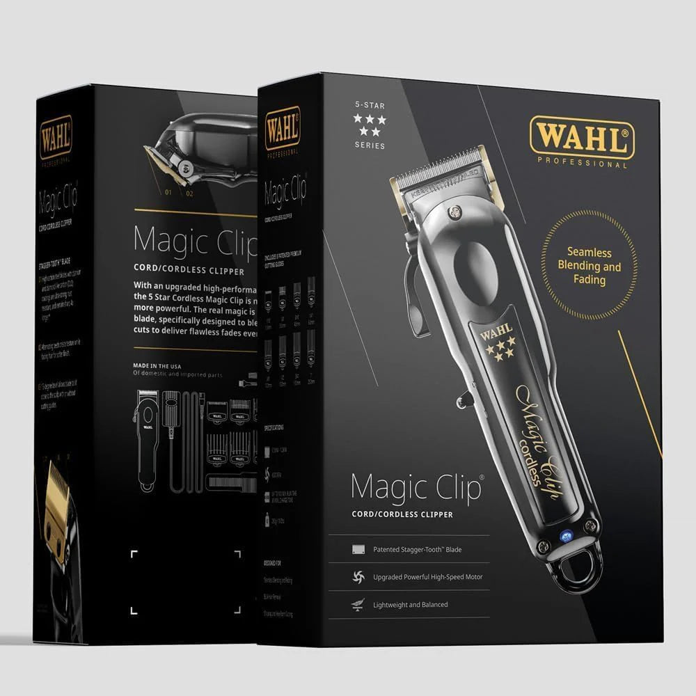 WAHL 5-STAR MAGIC CORDLESS CLIPPER BLACK (3026432)