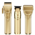 BABYLISS PRO FXONE GOLDFX CORDLESS CLIPPER + FXONE GOLDFX TRIMMER + FXONE GOLDFX SHAVER (COMBO) (#FX899G + # FX799G + #FXFX79FSG)