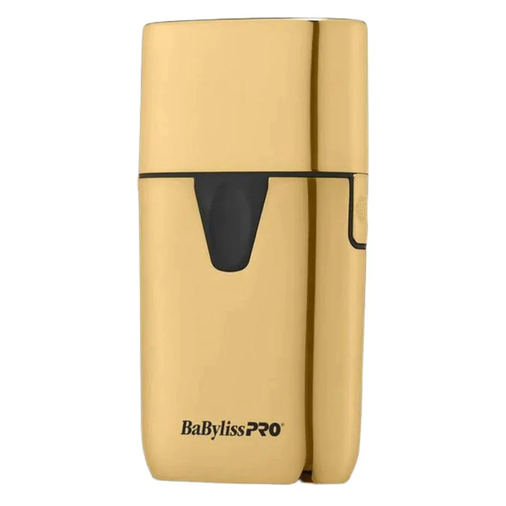 BABYLISS PRO LIMITED EDITION GOLD FX TRIMMER & UV SINGLE-FOIL SHAVER SET (FXLFHOLPKG)