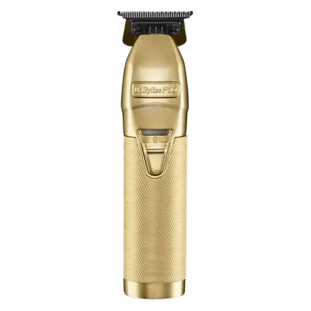 BABYLISS PRO LIMITED EDITION GOLD FX TRIMMER & UV SINGLE-FOIL SHAVER SET (FXLFHOLPKG)