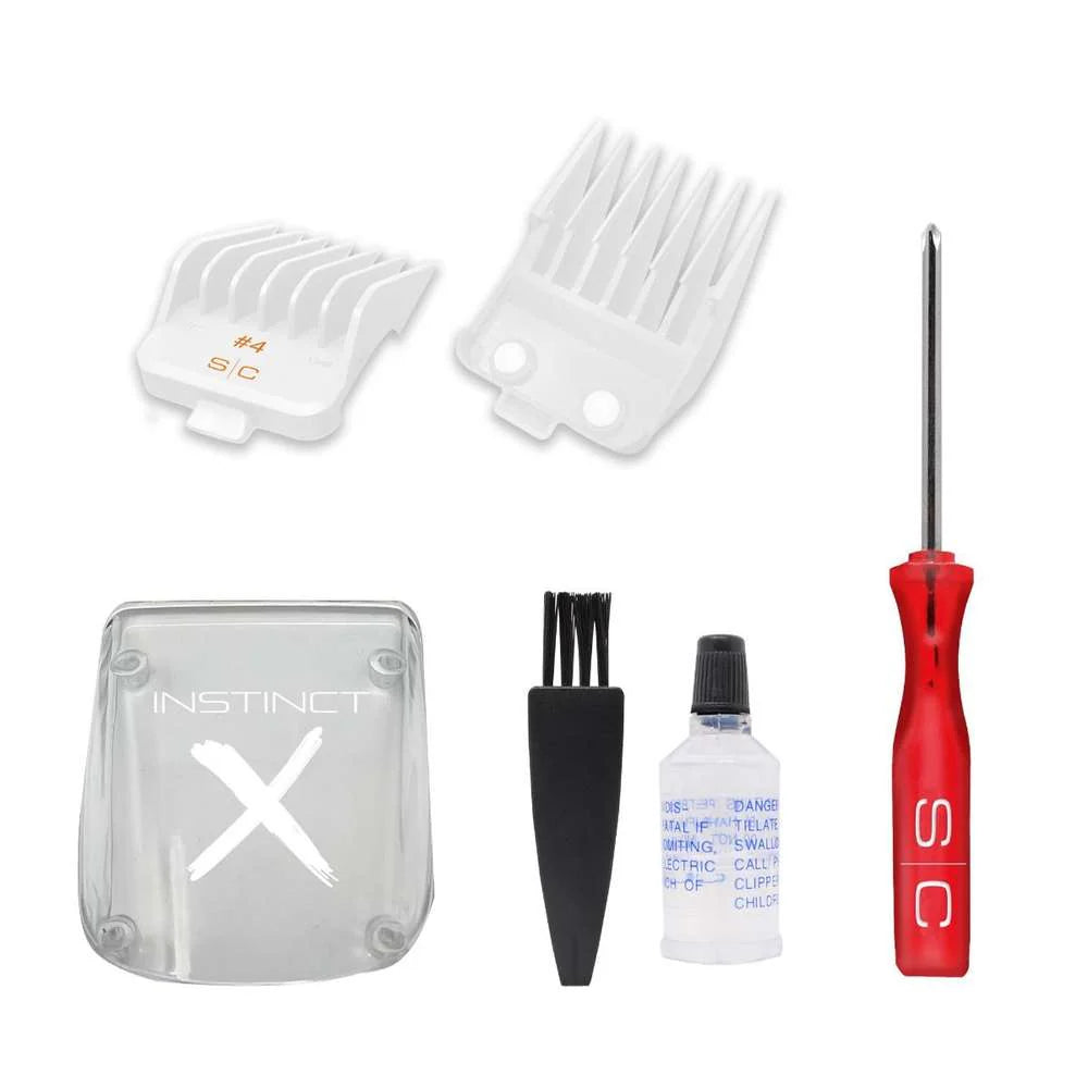 STYLECRAFT INSTINCT-X CORDLESS HAIR CLIPPER + STYLECRAFT INSTINCT-X HAIR TRIMMER (COMBO) (SC608M/SC411M)