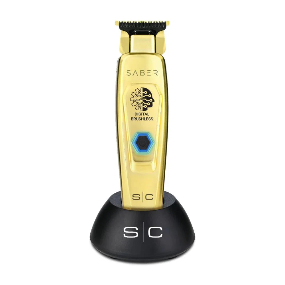 STYLECRAFT SABER 2.0 CORDLESS HIGH TORQUE CLIPPER + SABER TRIMMER - GOLD (COMBO)