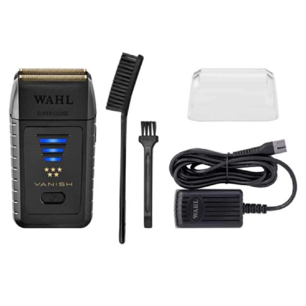 WAHL PROFESSIONAL VAPOR CORDLESS CLIPPER, HI-VIZ TRIMMER, & VANISH SHAVER (COMBO)